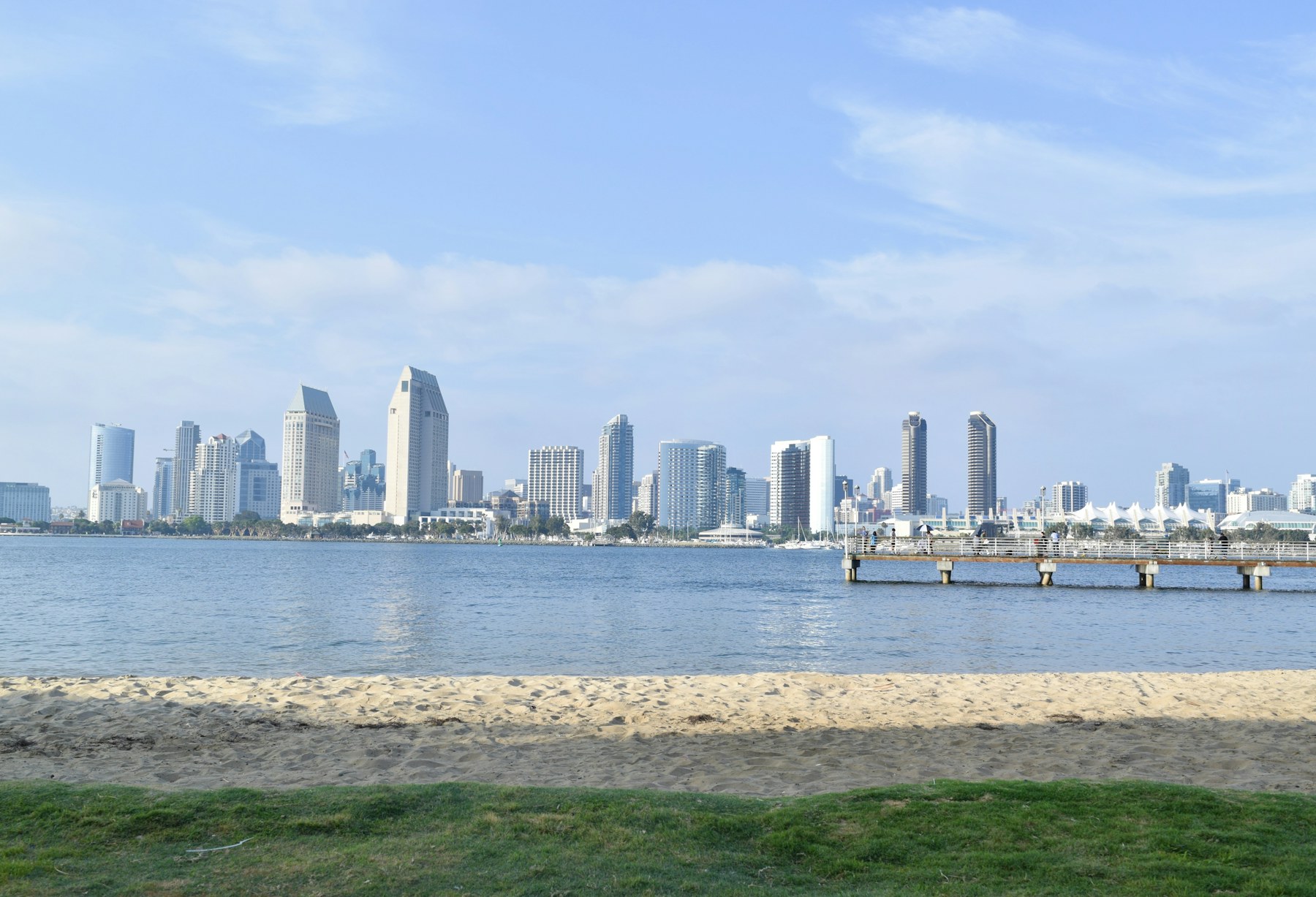 San Diego condo tower and single-family street side by side