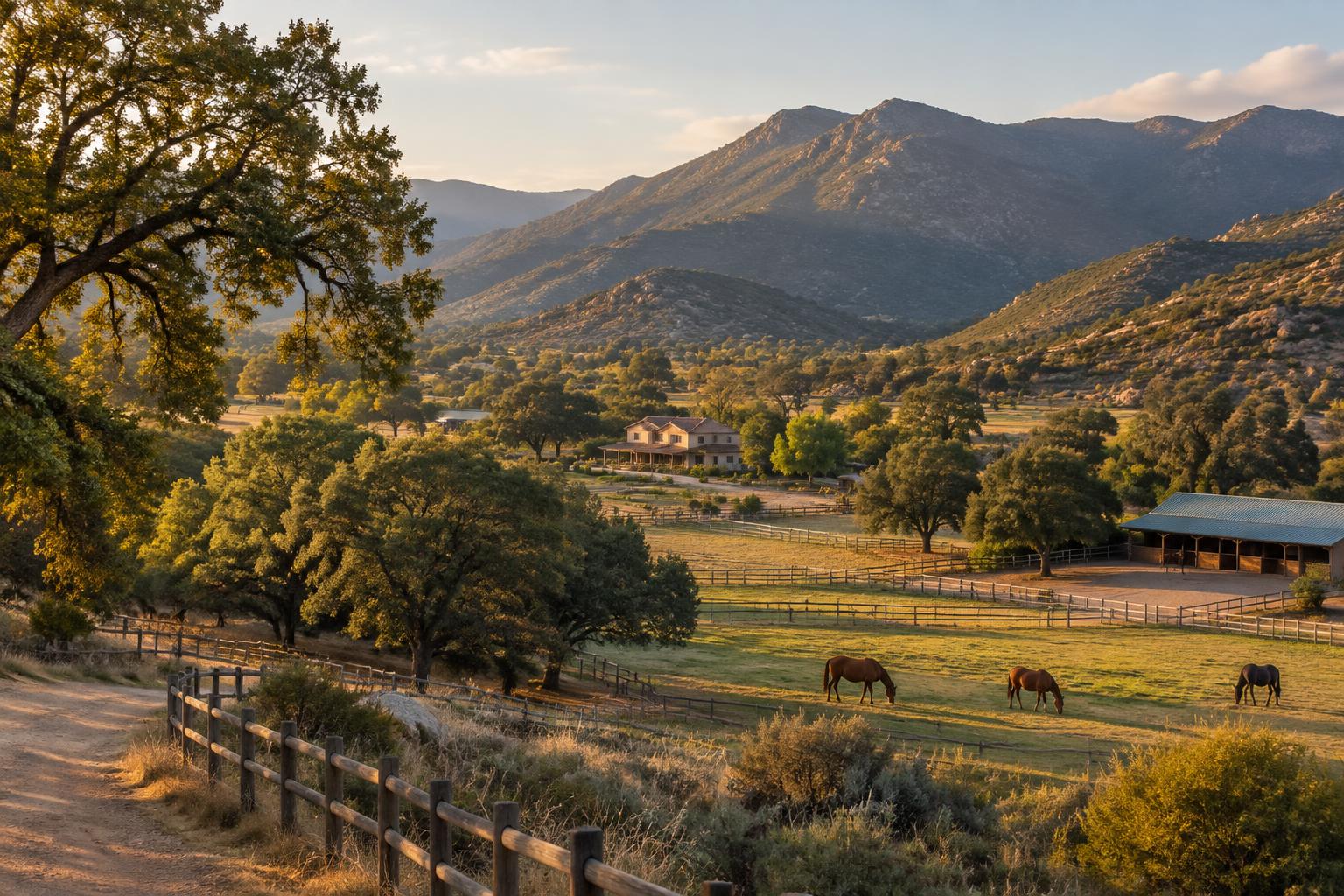Horse properties and pastures in Valley Center
